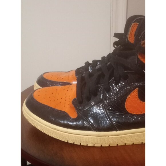 Size 12 - Jordan 1 Retro High Shattered Backboard 3.0 Preowned No Box 555088028 - Picture 9 of 14